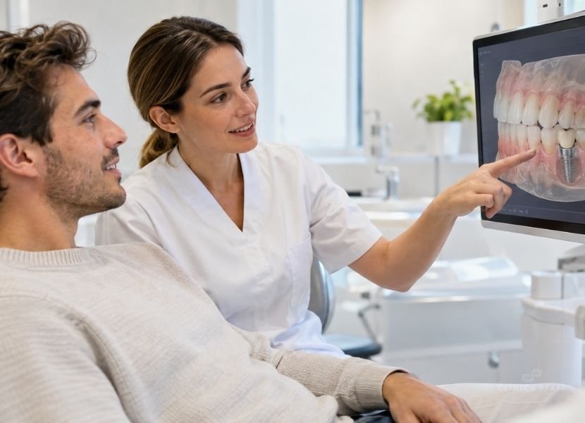 Ortodoncia con implantes, coronas o carillas